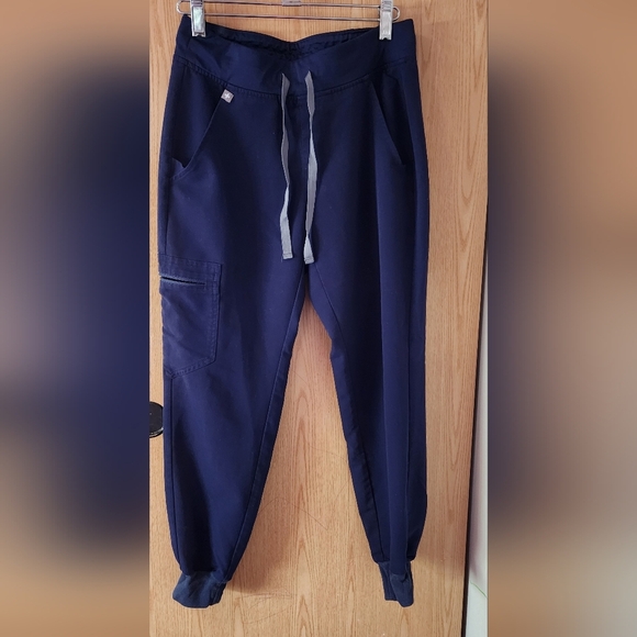 FIGS Technical Collection Zamora Joggers Womens Scrub Pants XS Navy Blue - Picture 1 of 6